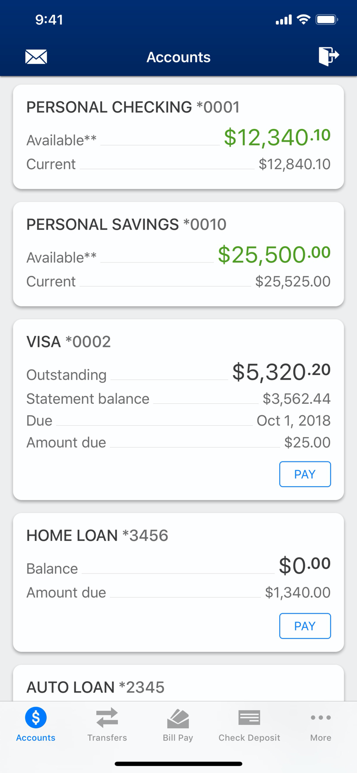 Fortera Credit Union screenshot 2