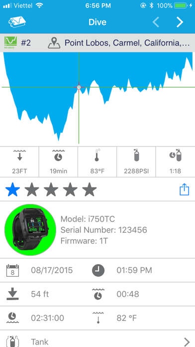 DiverLog+ Screenshot