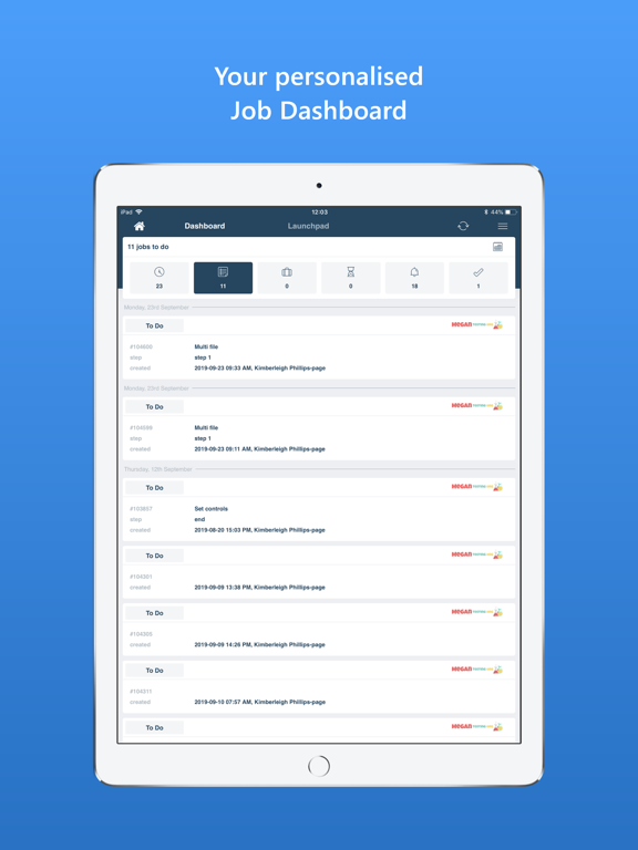 Centricity iPad screenshot