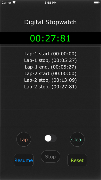 Stopwatch - Digitalのおすすめ画像2