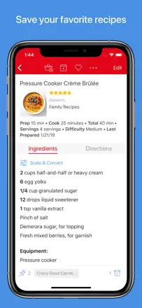 Paprika Recipe Manager 3 : capture d’écran 2 sur 5