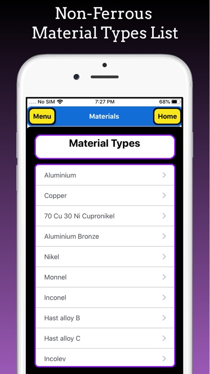 ASME Materials and Electrodes screenshot-4