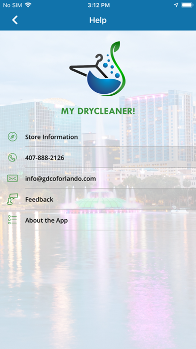 Green Dry Cleaners of Orlando Screenshot
