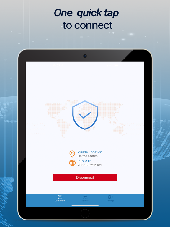 Internet Shield VPN by VIPRE iPad screenshot 3 - Utilities app