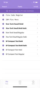 Fontcase - Manage Your Type screenshot #1 for iPhone