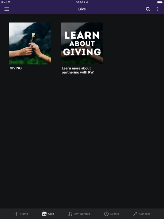 Royalwood Church iPad screenshot 2 - Lifestyle app