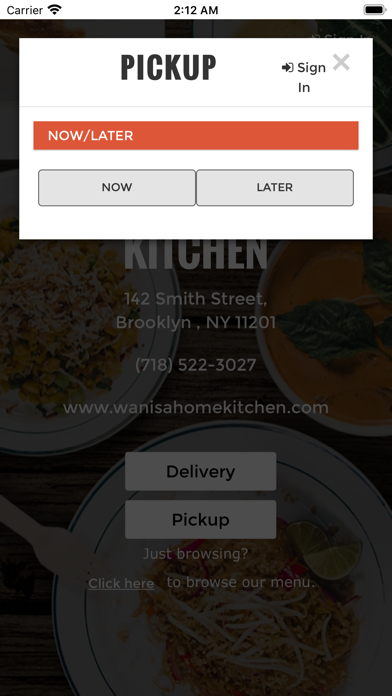 Wanisa Home Kitchen Screenshot