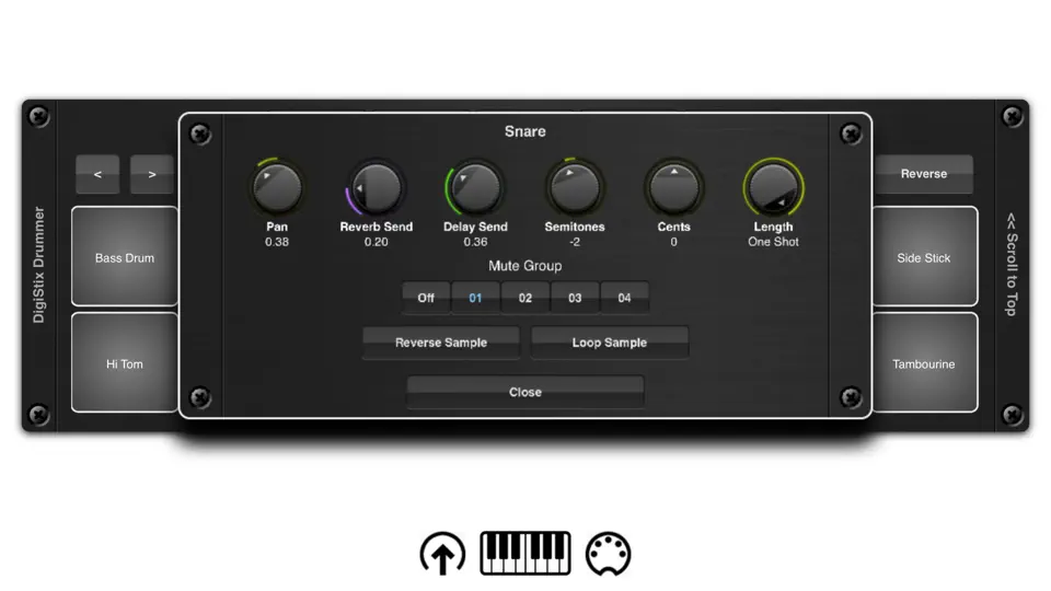 DigiStix Drummer AUv3 Plugin iPhone Ekran Görüntüsü 5