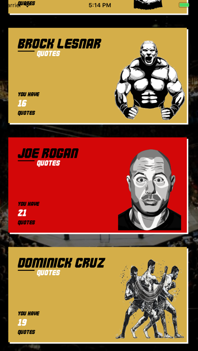 MMA Motivation Quotes Screenshot