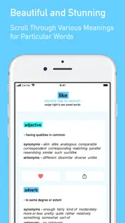 dictionary alpha iPhone Captures Décran 1