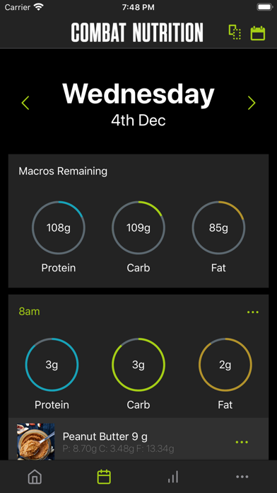 Combat Nutrition screenshot 2