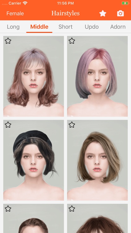 Hairstyle try on-hair color screenshot-3