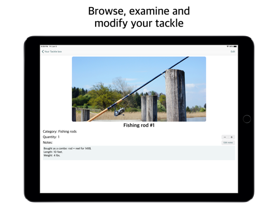 The Tackle Box iPad screenshot 3 - Sports app
