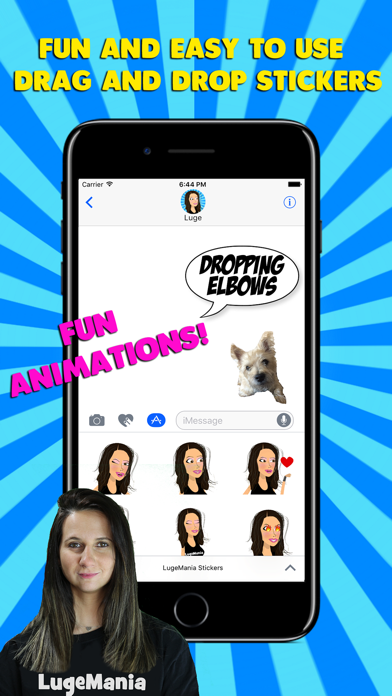 Screenshot #3 pour LugeMania Stickers