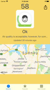 Track Air Quality - PM2.5 screenshot