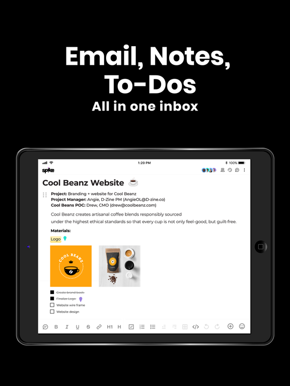 Spike - Email, Chat, Notes screenshot