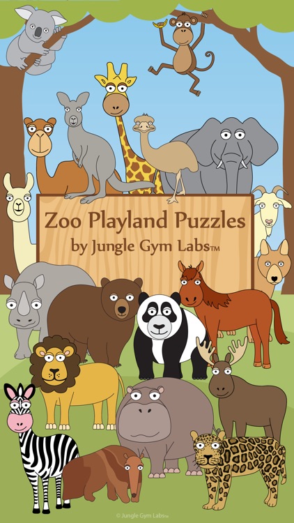 Toddler Puzzle Zoo Animals