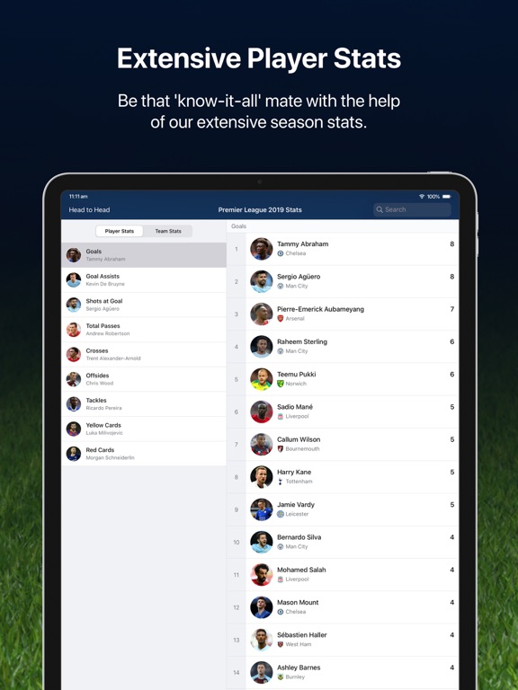 Screenshot #6 pour World Football Live for iPad