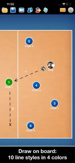 Game screenshot Coach Tactic Board: Volley++ hack