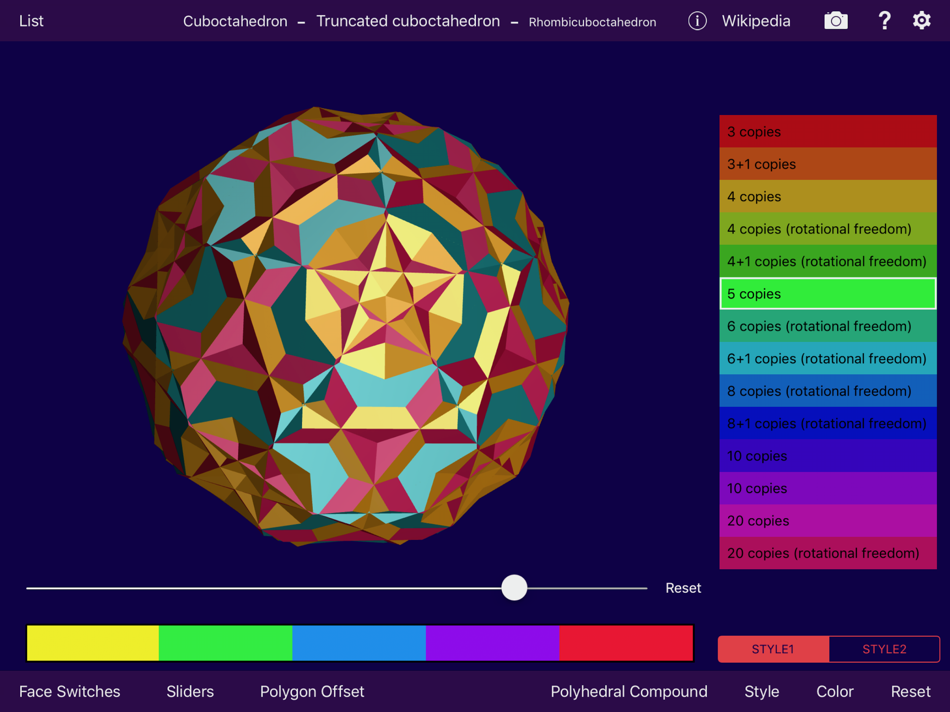 #3. Polyhedron and Polyhedra Vol.1 (iOS) 由: Masahiko Fukuyama