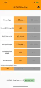 UK DCD Risk Calculator screenshot #1 for iPhone