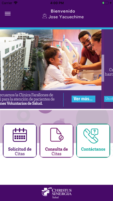 CHRISTUS SINERGIA Screenshot
