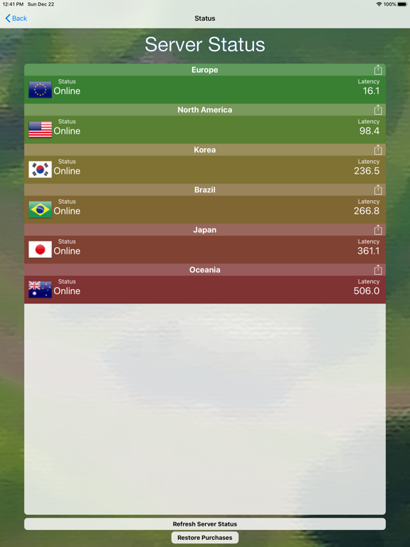 Screenshot #4 pour Statutdu serveur pour:Fortnite