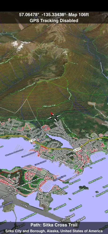 Scenic Map Alaska