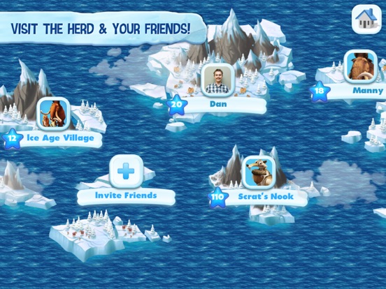 Ice Age: Dorp iPad app afbeelding 5