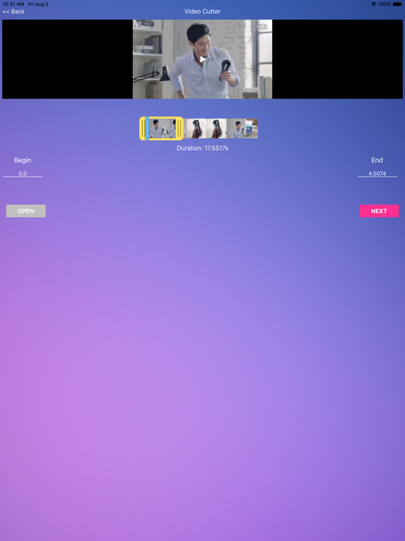 Screenshot #5 pour Video Cutter - Mp4 Cutter