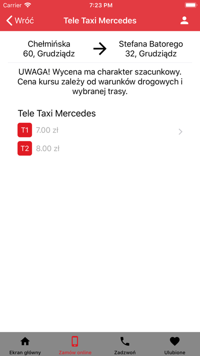 Tele Taxi Mercedes Screenshot