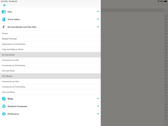 Bhagavad Gita - Sri Aurobindo iPad screenshot 6 - Book app