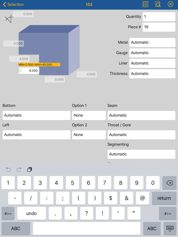 Screenshot #5 pour Trimble® FabShop Mobile Pro