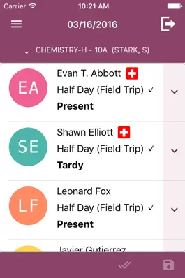 Game screenshot OnCourse Attendance apk