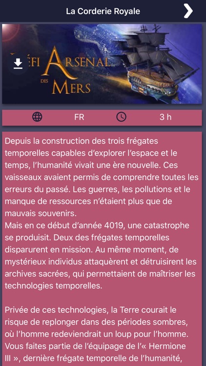 Défi Arsenal des Mers