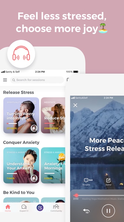 Sanity & Self: Stress Relief screenshot-3