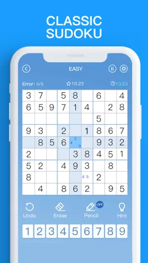 Sudoku - Classic Puzzles screenshot 1