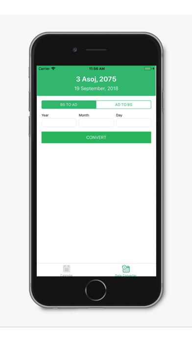 Nepali Calendar Screenshot