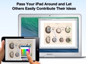 Air Sketch Wireless Whiteboard screenshot #4 for iPad