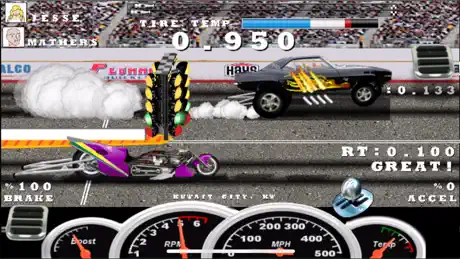 Burnout Drag Racing
