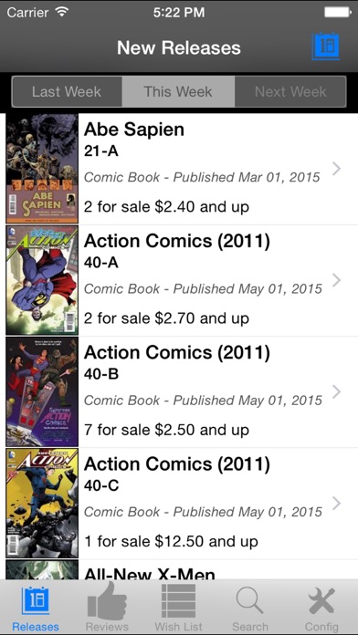 Screenshot #1 pour Comic Collector Live