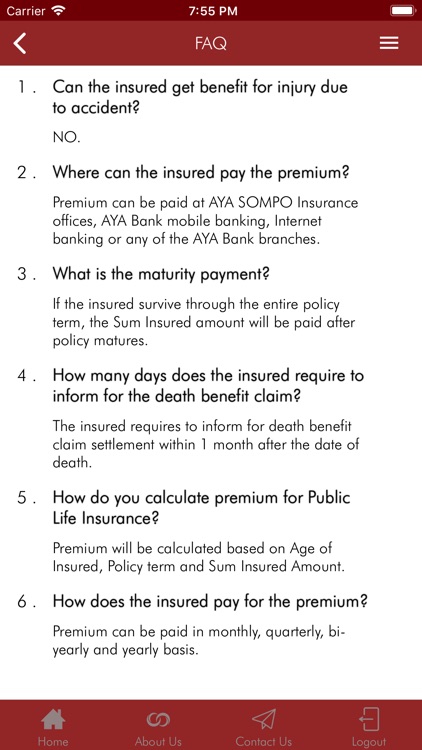 AYA SOMPO Insurance screenshot-5