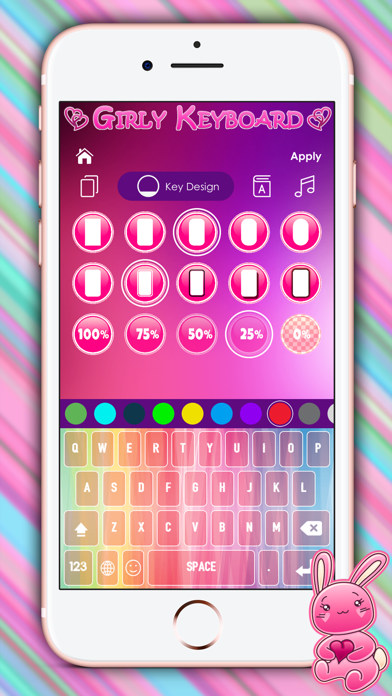 Cute Girly Keyboard Themesのおすすめ画像2