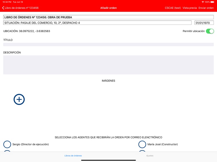 Libro de Órdenes Digital CSCAE screenshot-3