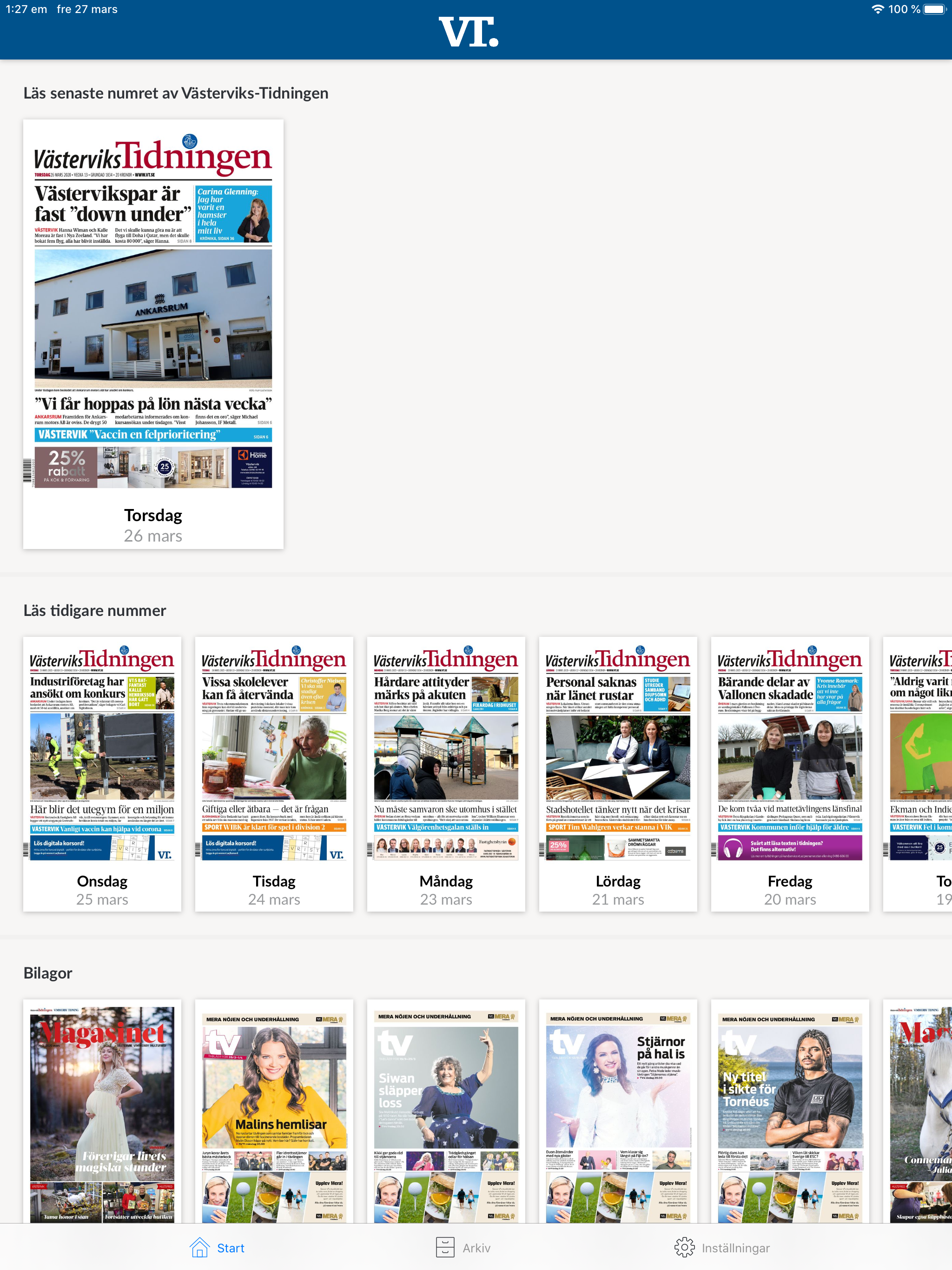 E-tidning VT screenshot 3