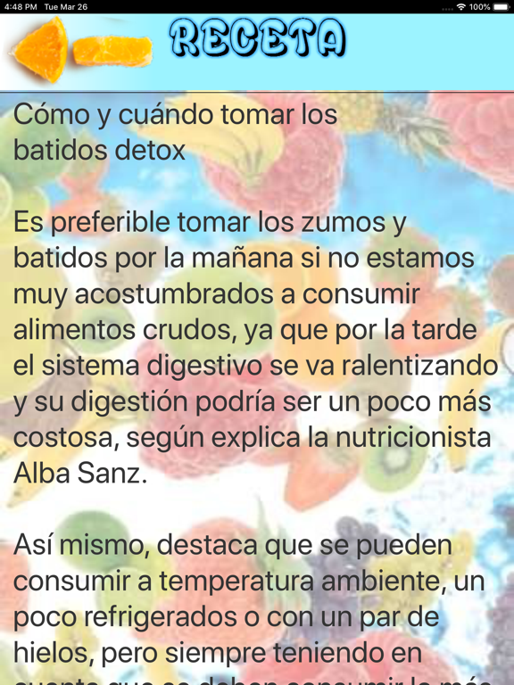 Screenshot #6 pour Recetas de batidos saludables