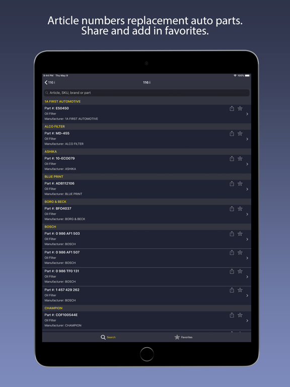 Screenshot #4 for AutoParts for BMW cars