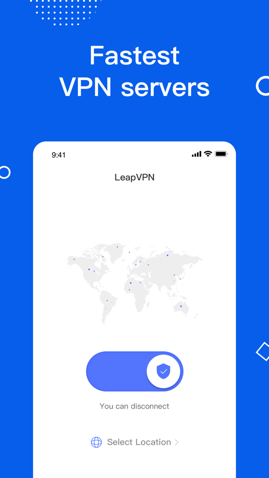 #2. LeapVPN - Best Private Proxy (iOS) 来自: LEAP MOBILE LLC