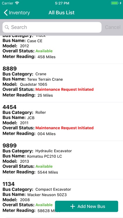 Bus Inspection Maintenance App screenshot-3