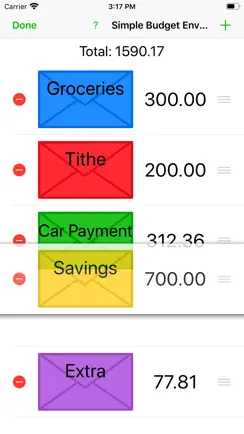 Simple Budget Envelopes iPhone image 3
